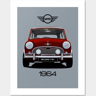 Classic Mini Cooper 1964 Posters and Art